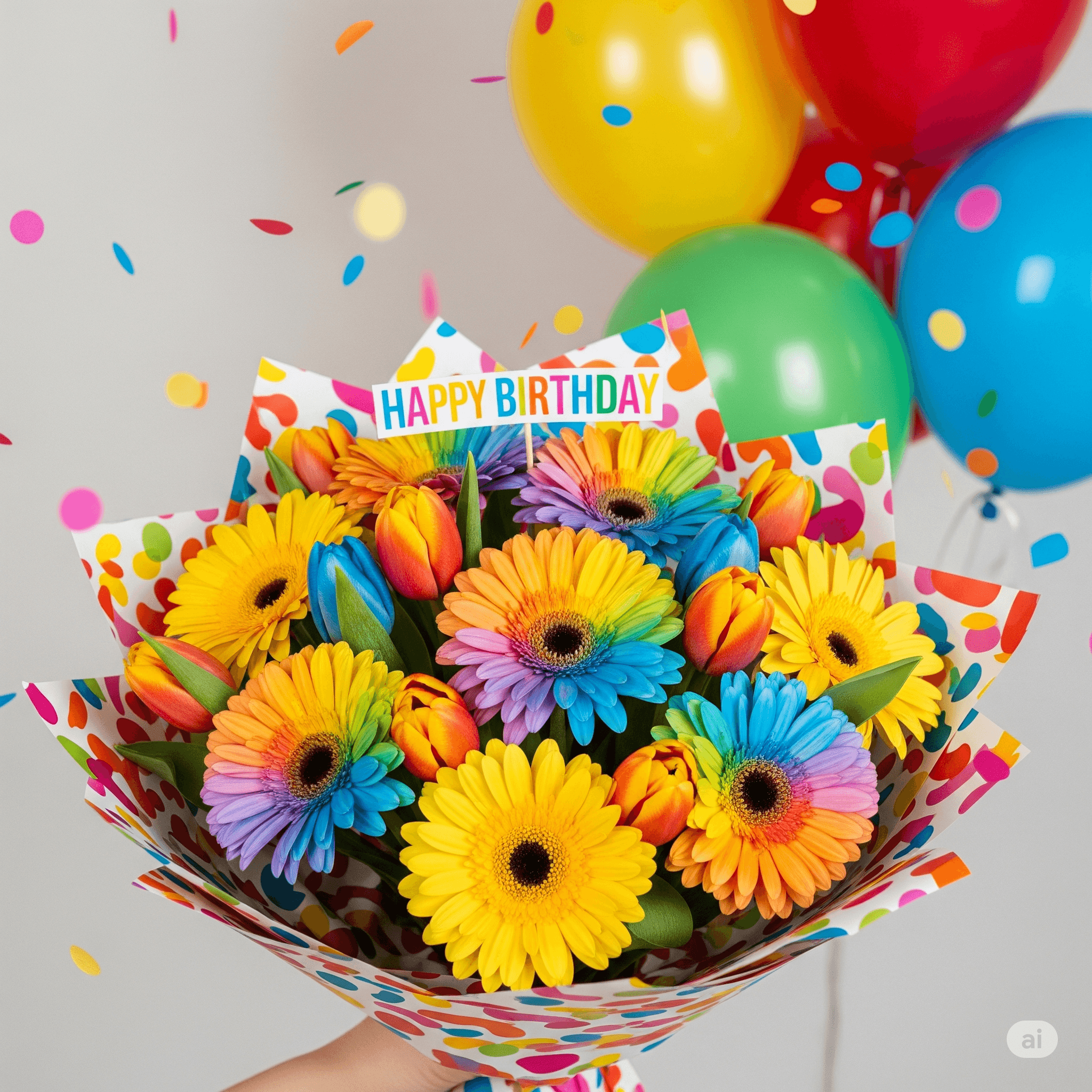 Rainbow Birthday Joy